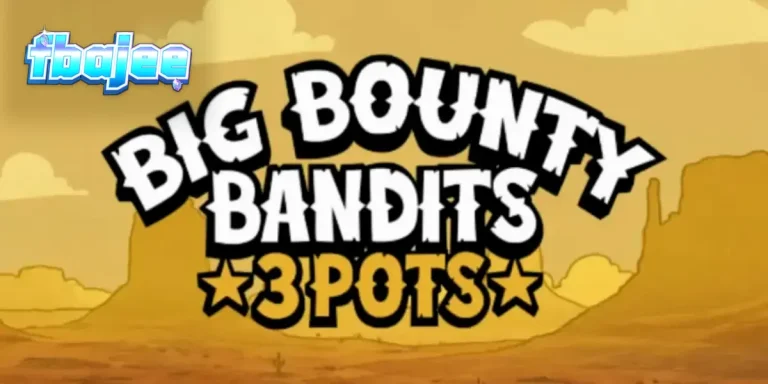 Tampilan visual slot Big Bounty Bandits: 3 Pots dengan tema animasi klasik